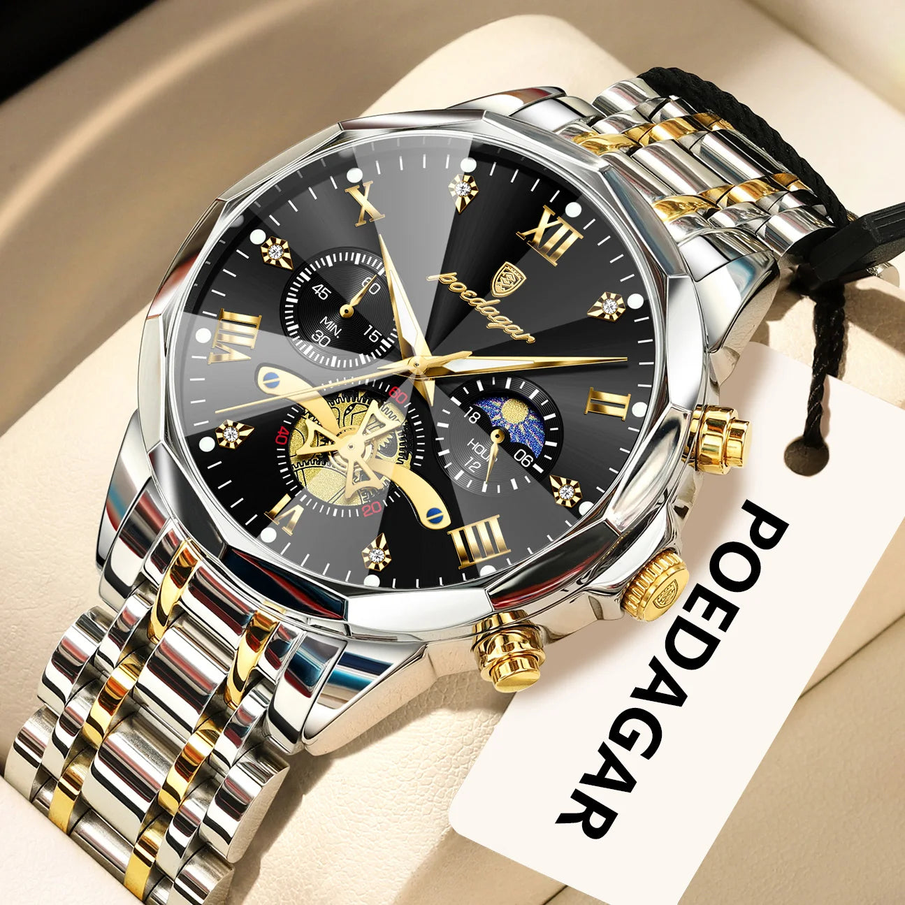 Luxury waterproof watch for men