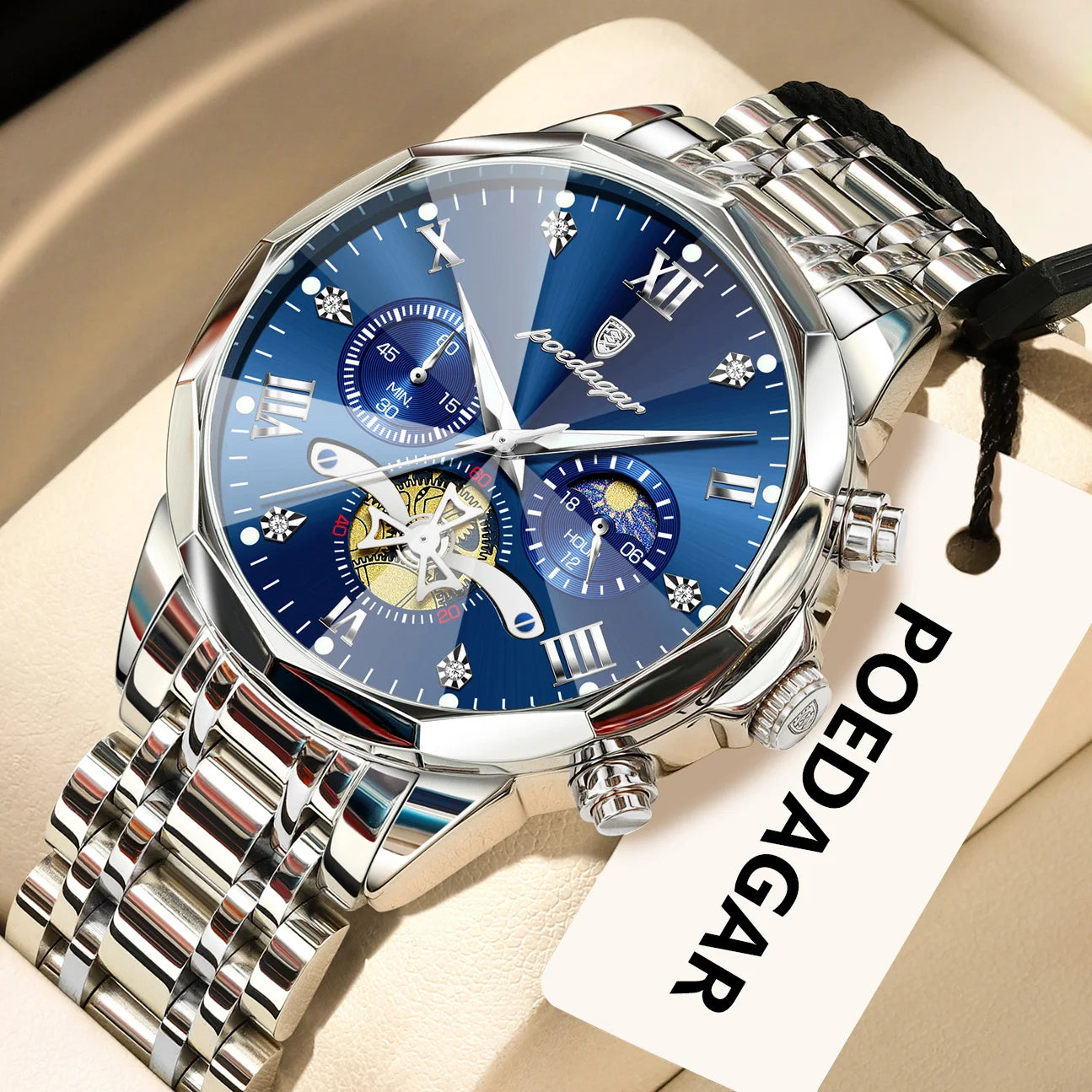 Luxury waterproof watch for men