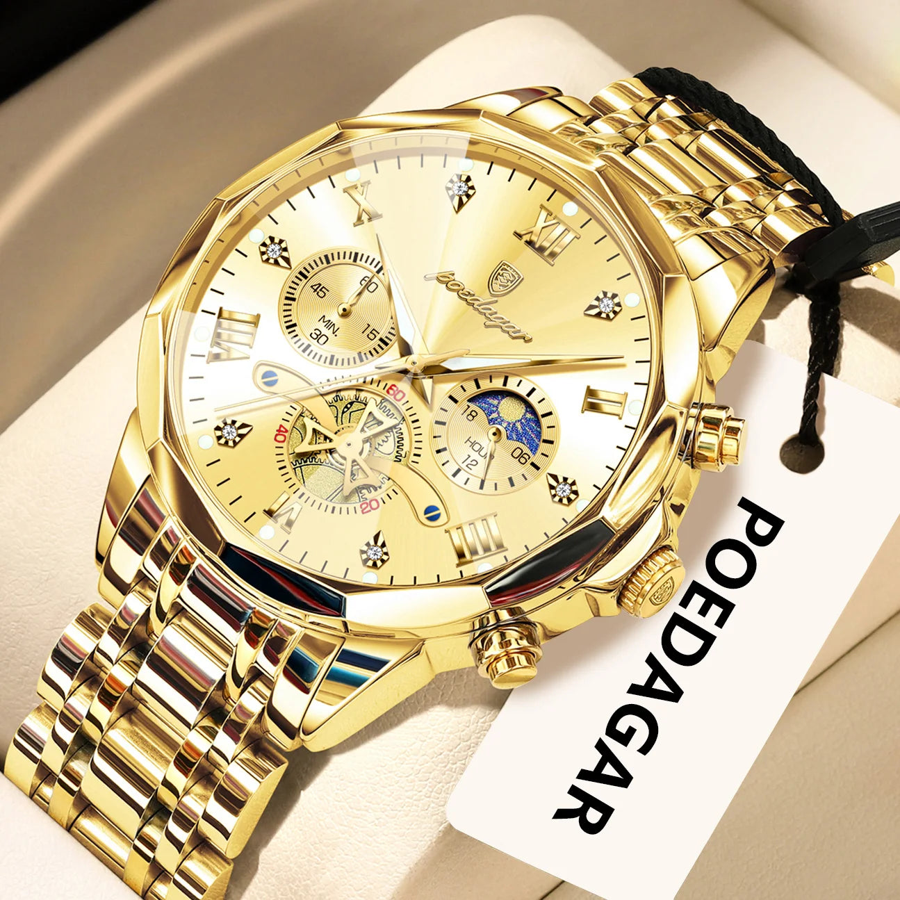 Luxury waterproof watch for men
